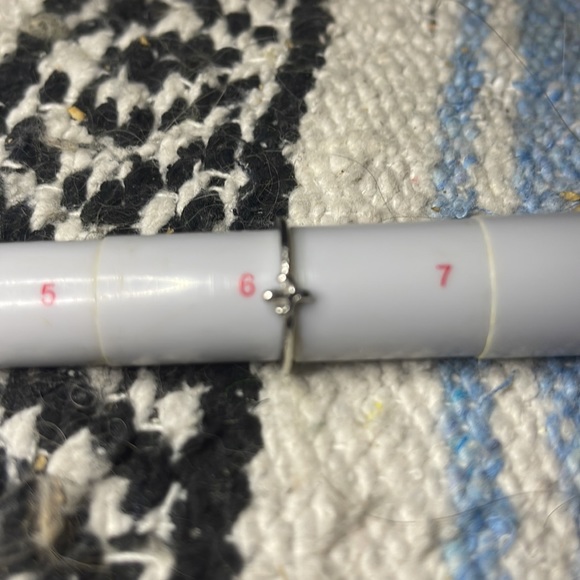 New Sterling Silver Handmade Bohemian Solid Cactus Dainty Minimalist Ring - Picture 4 of 6